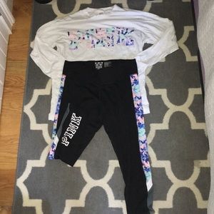 PINK matching set with matching bag